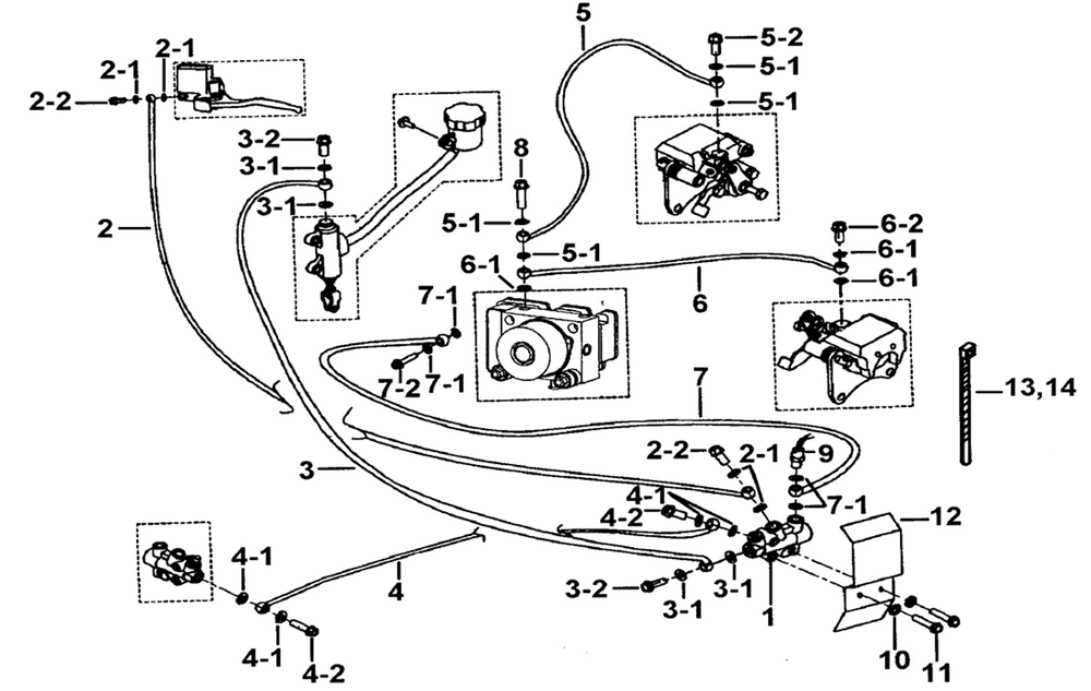 Bremsschläuche & Bremsverteiler hinten