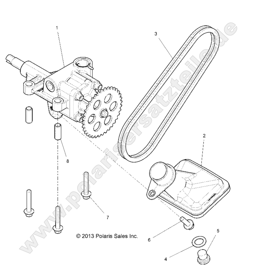 ENGINE, OIL PUMP ENGINE, OIL PUMP