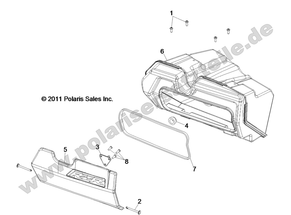 BODY, GLOVEBOX BODY, GLOVEBOX