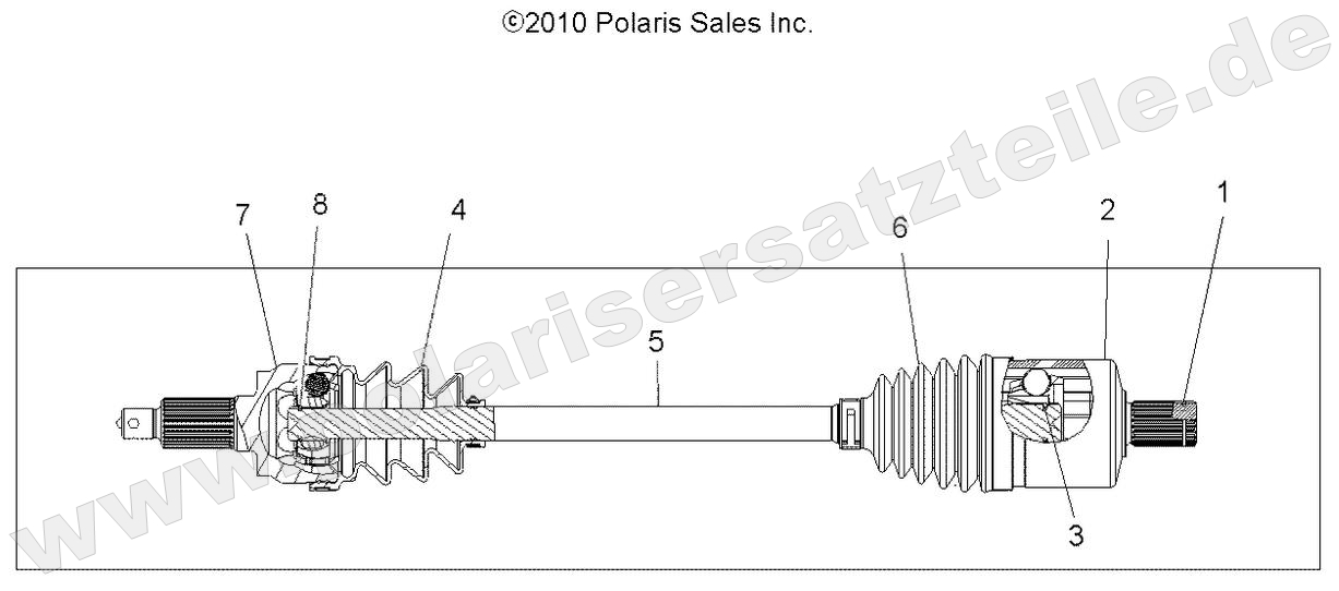 DRIVE TRAIN, DRIVE SHAFT, FRONT