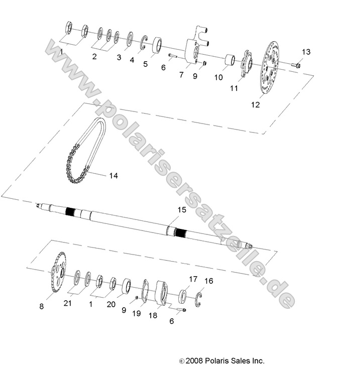 wheels rear axle