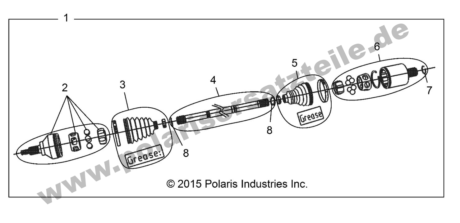 DRIVE TRAIN, FRONT HALF SHAFT DRIVE TRAIN, FRONT HALF SHAFT