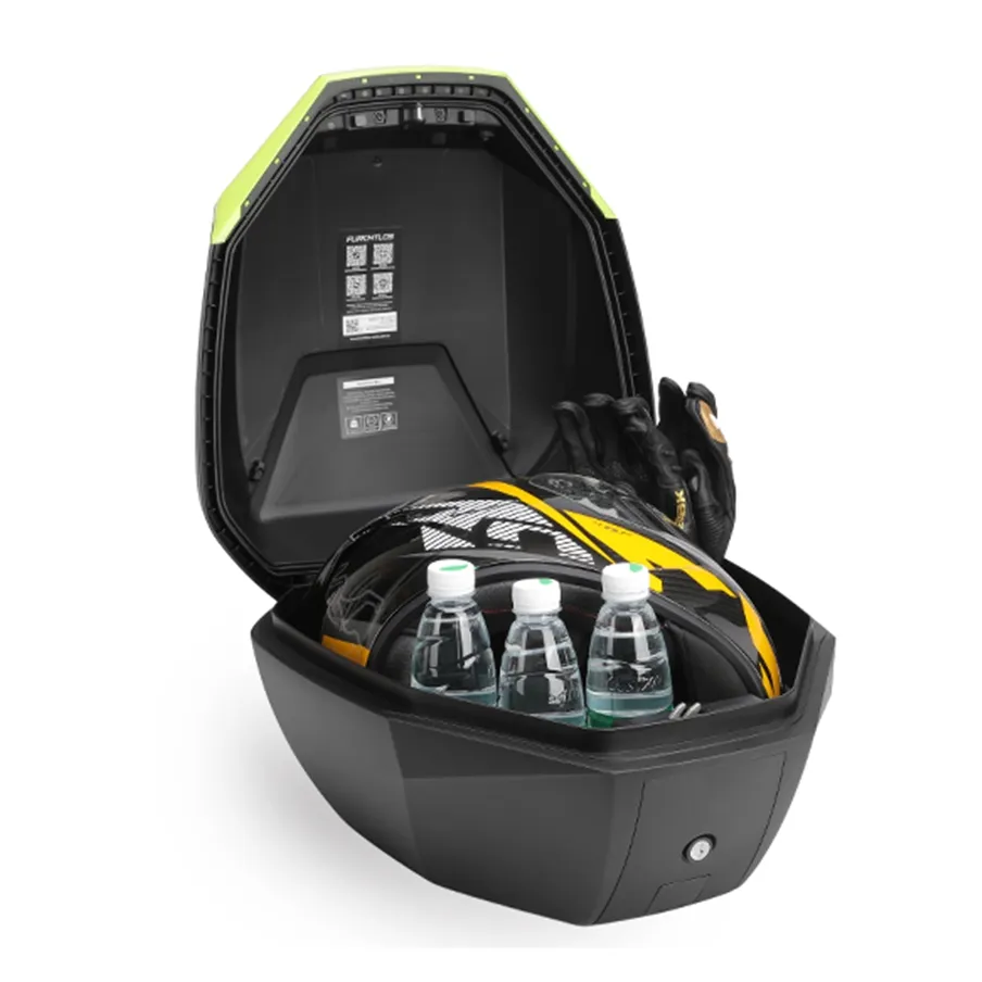 Furchtlos SHIELD S Eco Topcase - 35 Liter - schwarz - inkl. Montagekit