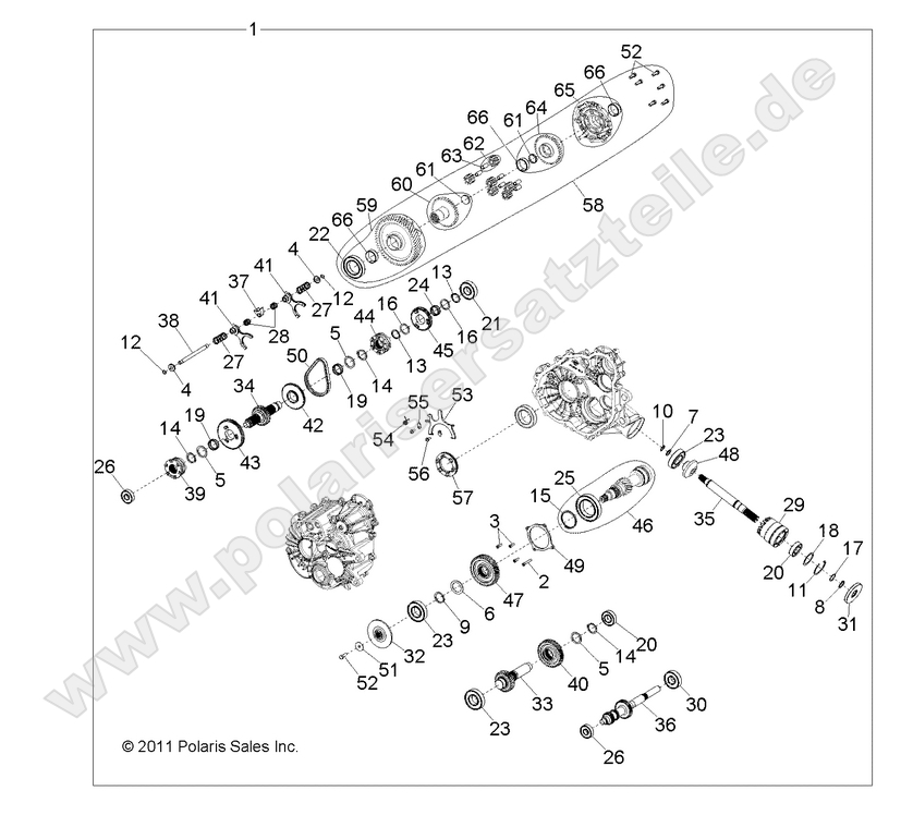 DRIVE TRAIN, MAIN GEARCASE INTERNALS DRIVE TRAIN, MAIN GEARCASE INTERNALS