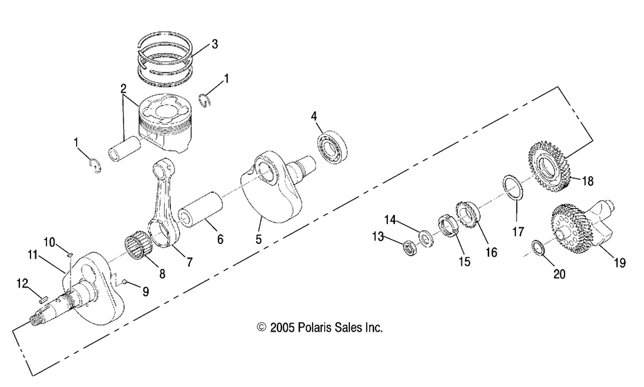 Engine, Crankshaft and Piston Engine, Crankshaft and Piston