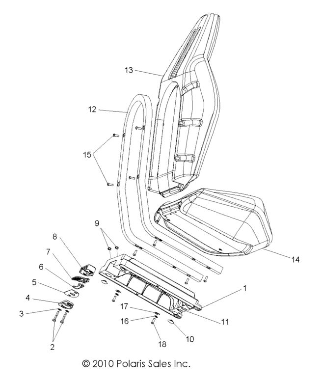 BODY, SEAT ASM BODY, SEAT ASM