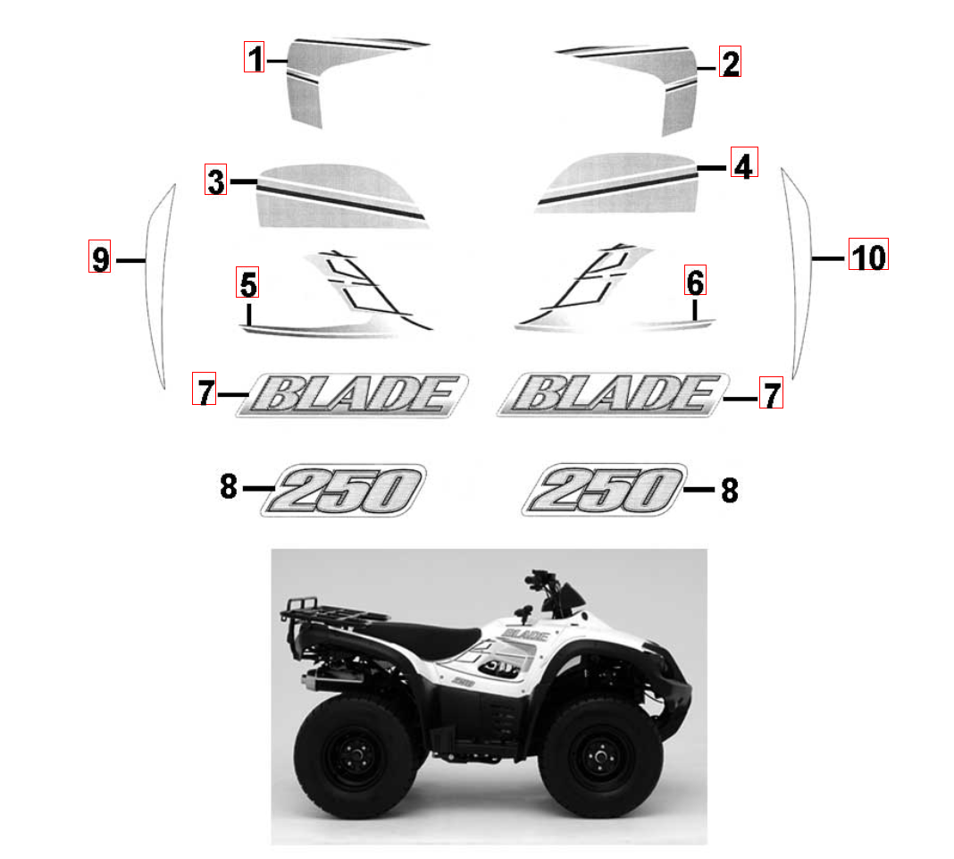 Aufkleber 2 für weißes Fahrzueug Aufkleber 2 für weißes Fahrzueug