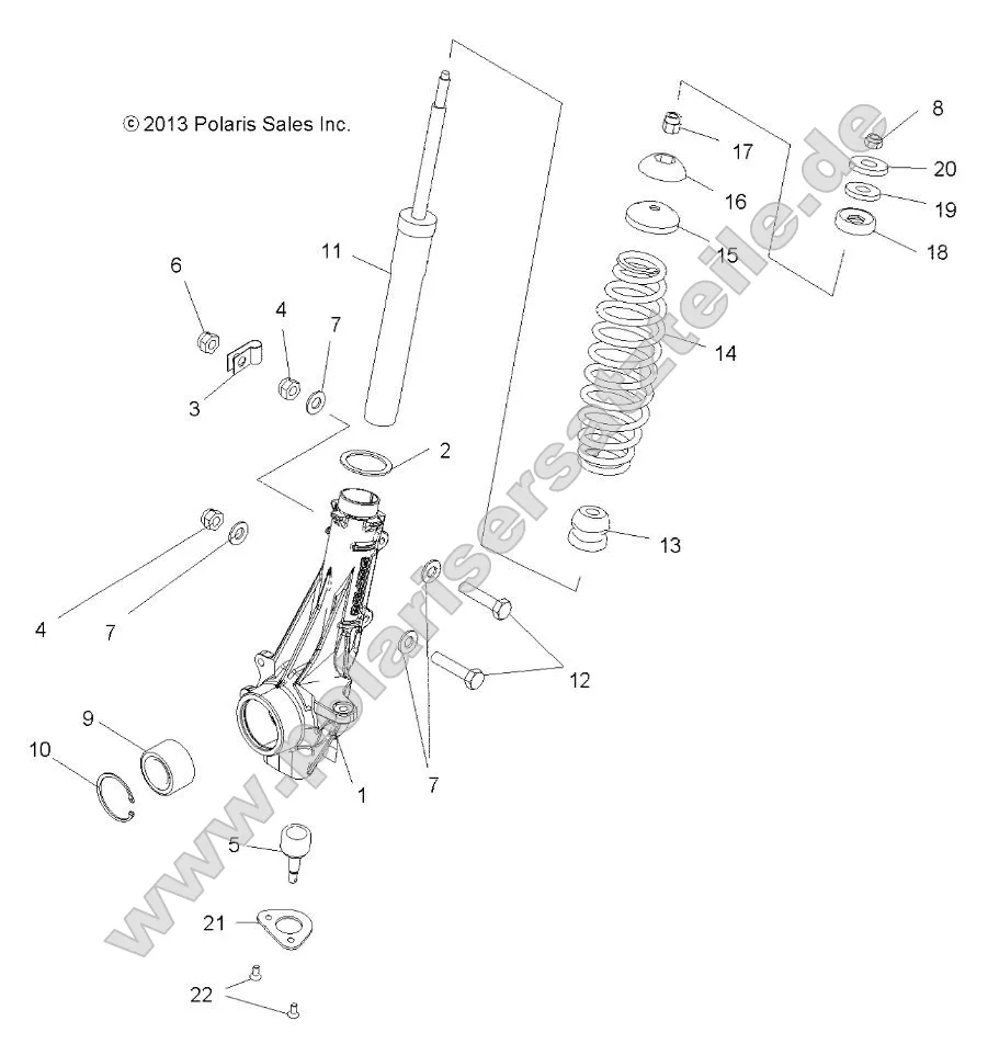Suspension, Front Strut Suspension, Front Strut
