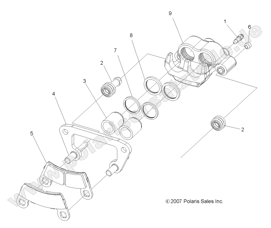 BRAKES, FRONT CALIPER BRAKES, FRONT CALIPER
