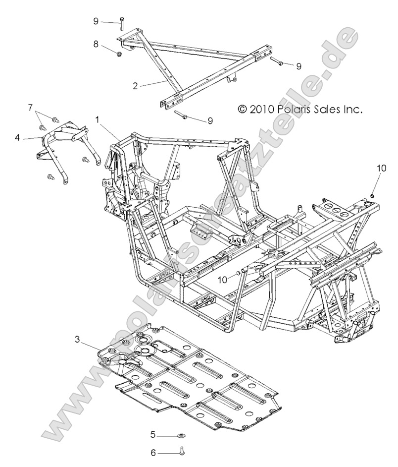 CHASSIS, MAIN FRAME and SKID PLATE CHASSIS, MAIN FRAME and SKID PLATE