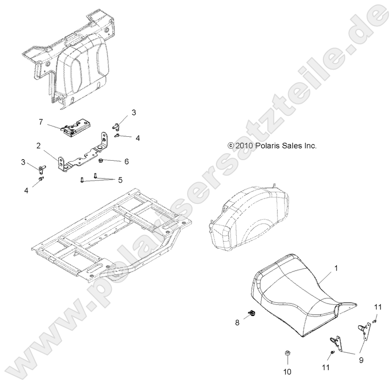 BODY, SEAT, OPERATOR BODY, SEAT, OPERATOR