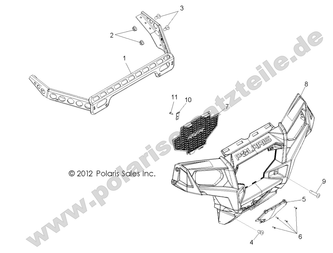 BODY, FRONT BUMPER BODY, FRONT BUMPER