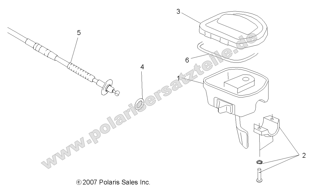 Steering, Controls, Throttle Asm. and Cable Steering, Controls, Throttle Asm. and Cable