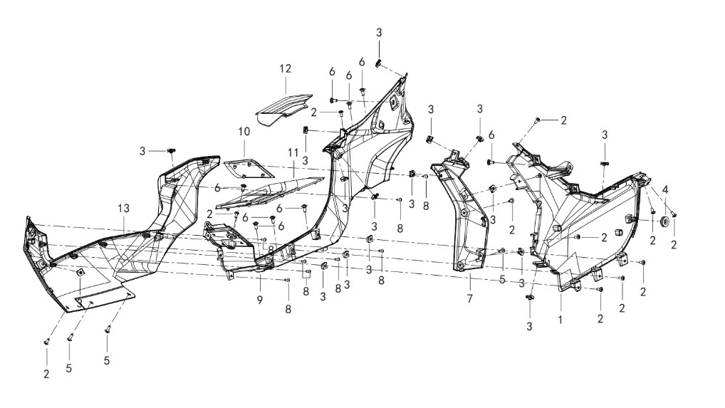 Seitenverkleidung rechts