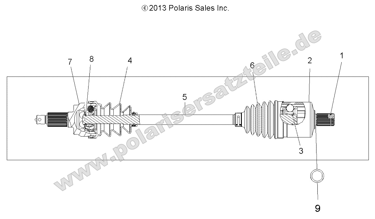 Drive Train, Drive Shaft, Front Drive Train, Drive Shaft, Front