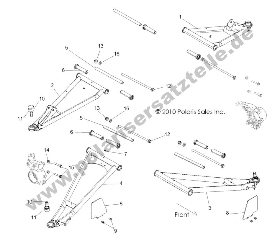 SUSPENSION, FRONT CONTROL ARMS SUSPENSION, FRONT CONTROL ARMS