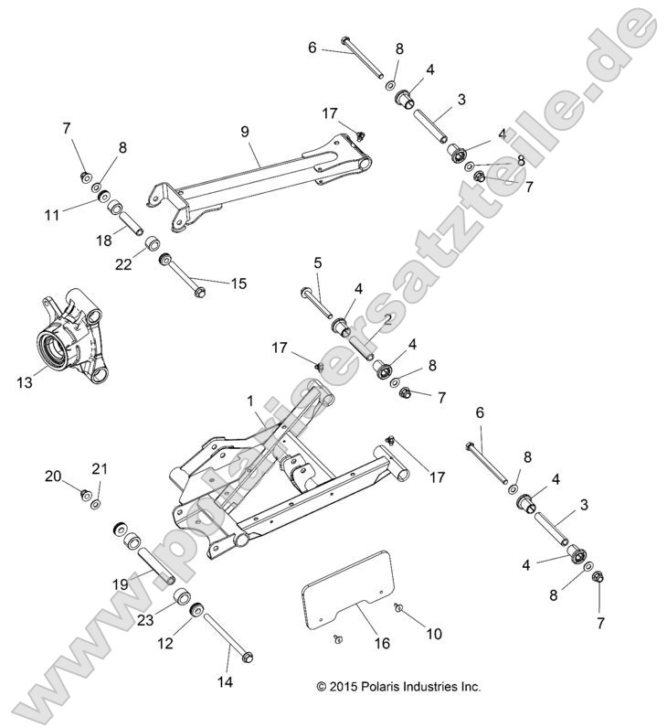 SUSPENSION, REAR CONTROL ARMS SUSPENSION, REAR CONTROL ARMS