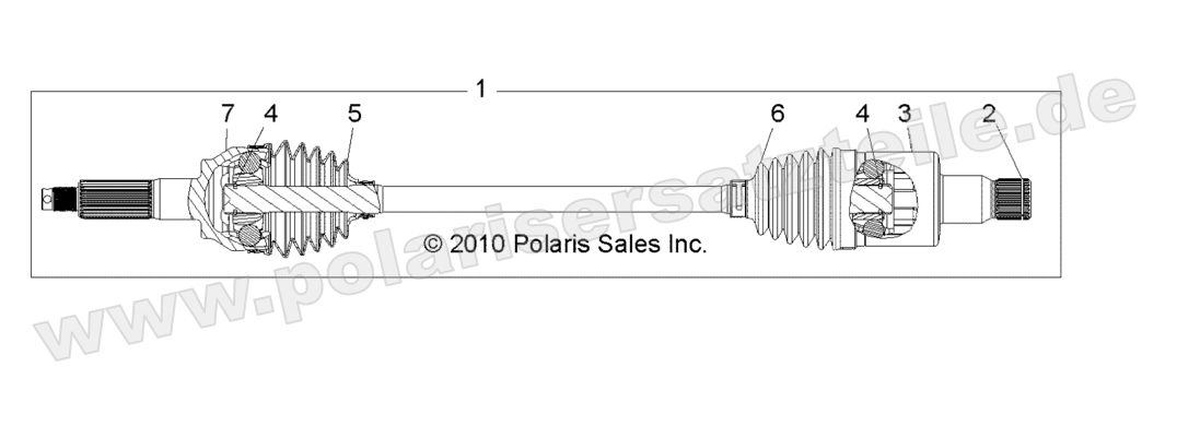 DRIVE TRAIN, REAR HALF SHAFT DRIVE TRAIN, REAR HALF SHAFT