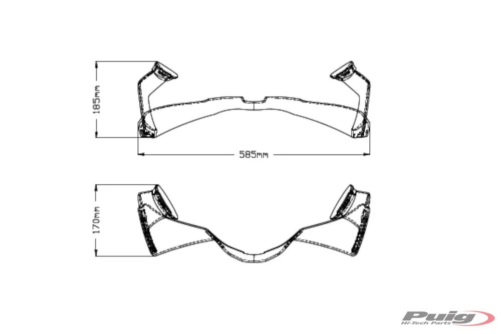 Puig Frontspoiler GP - blau - Honda CBR 1000 RR /SP 2020-23 - 20508A