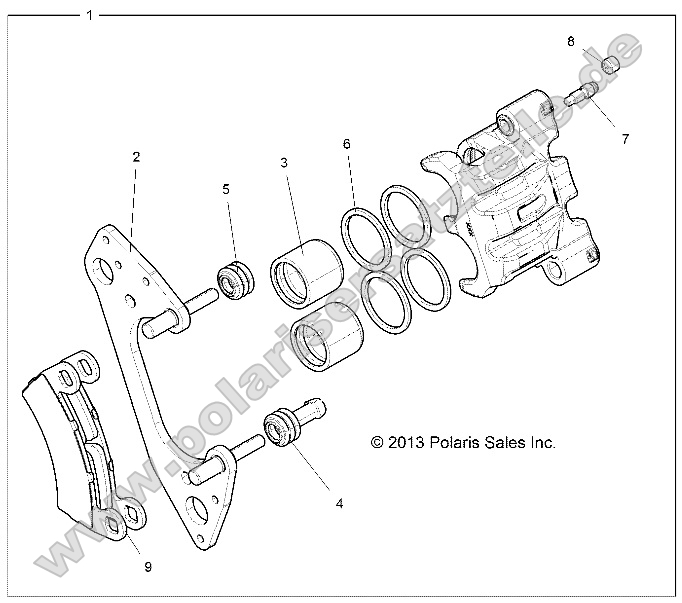 Brakes, Front Caliper Brakes, Front Caliper
