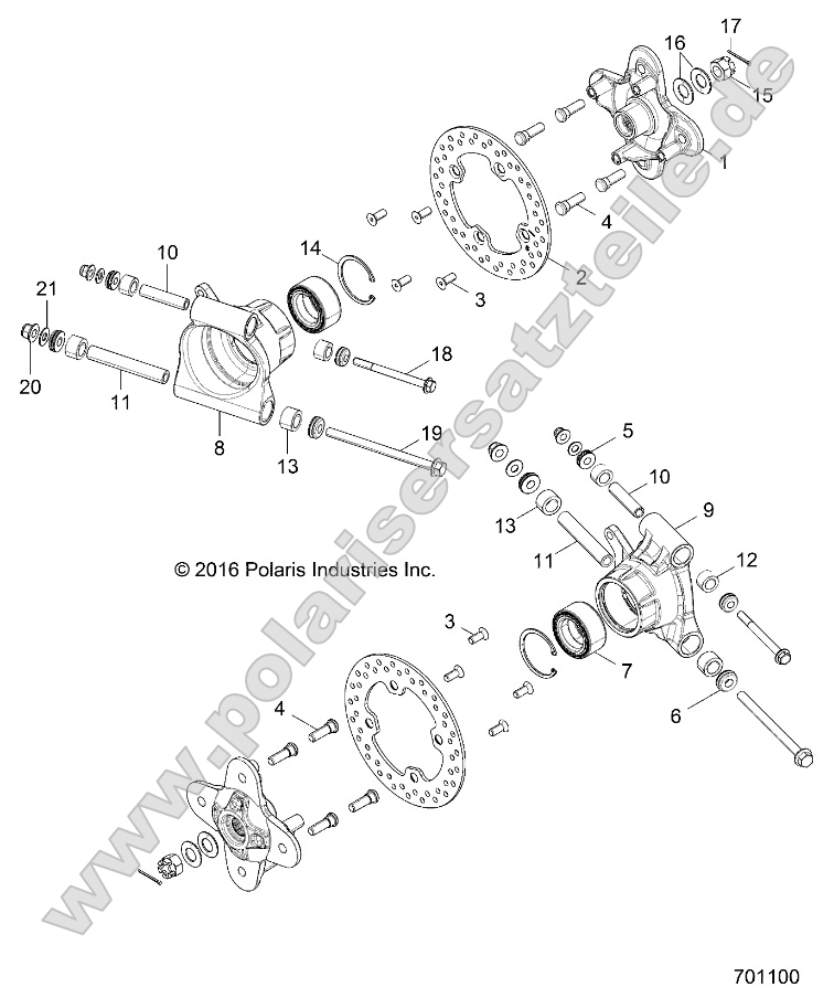 Suspension, Rear Carrier Suspension, Rear Carrier