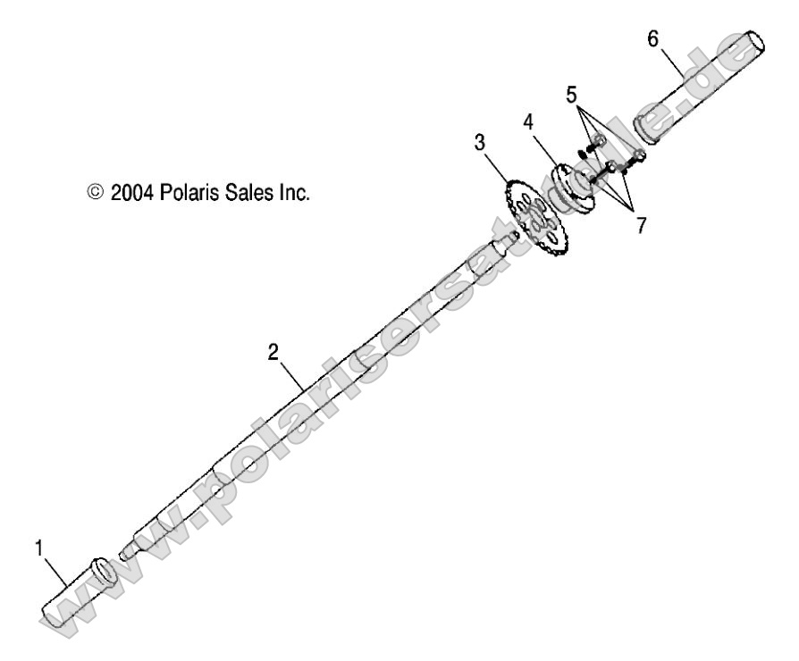 Rear Wheel Axle