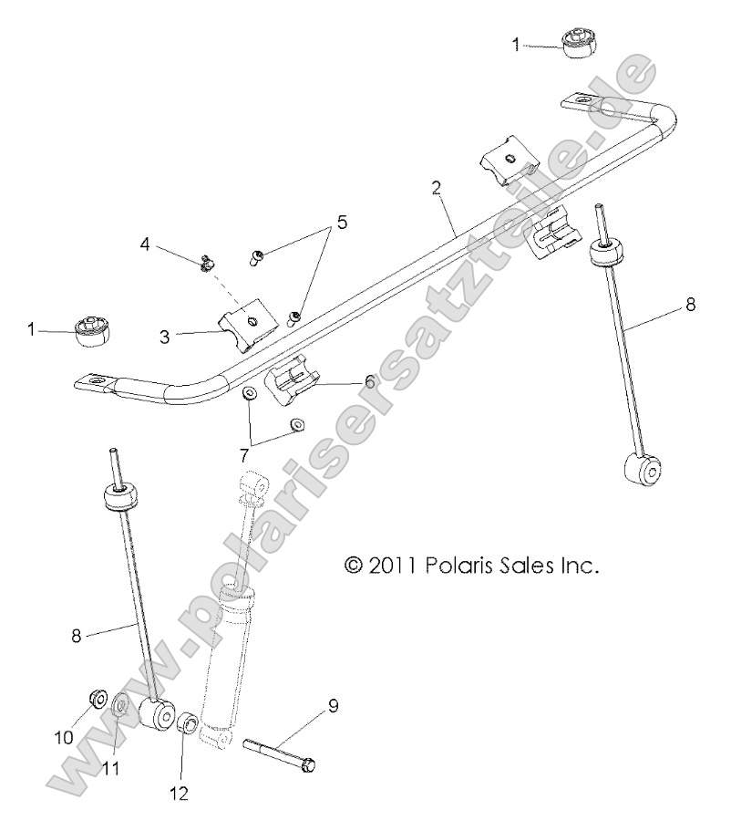 Suspension, Stabilizer Bar, Front Suspension, Stabilizer Bar, Front
