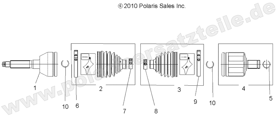 DRIVE TRAIN, FRONT DRIVE SHAFT DRIVE TRAIN, FRONT DRIVE SHAFT