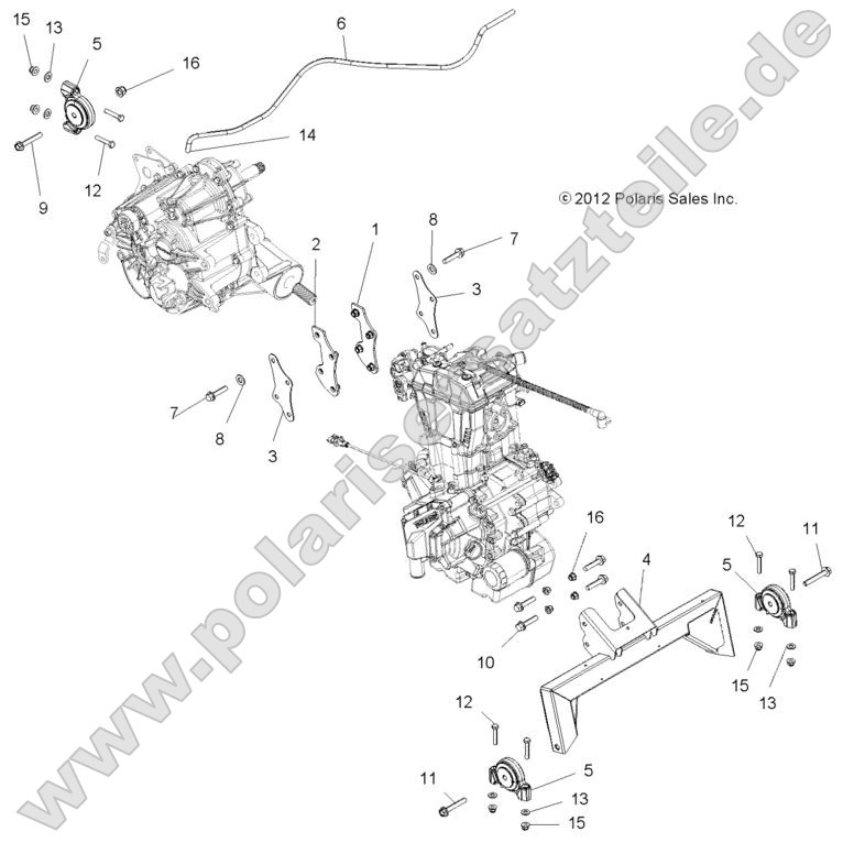 Engine, Engine and Transmission Mounting