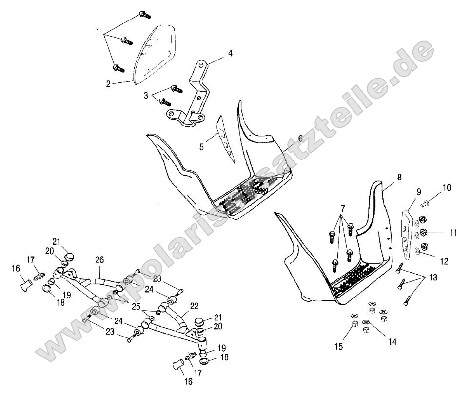 Swing Arm/Footrest Swing Arm/Footrest
