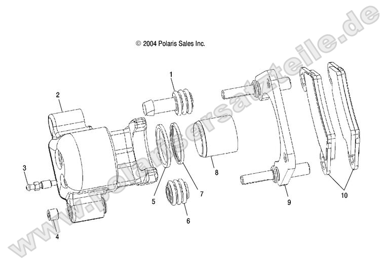 Brake Caliper, Rear