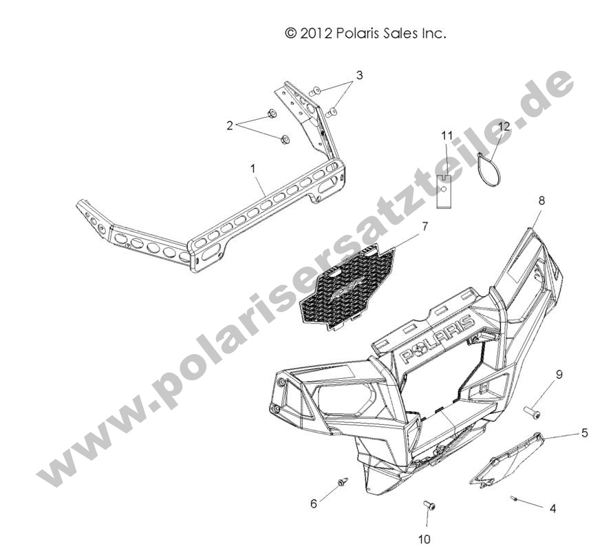 BODY, FRONT BUMPER BODY, FRONT BUMPER