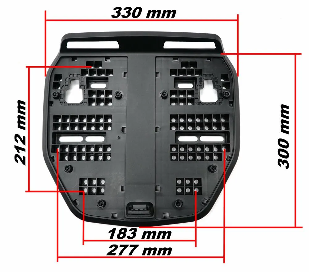 Furchtlos-SHIELD-L-RANGER-Topcase-Montageplatte-Universal-FS063PLCSASSY1EX-100021 Furchtlos SHIELD L / RANGER Topcase Montageplatte Universal