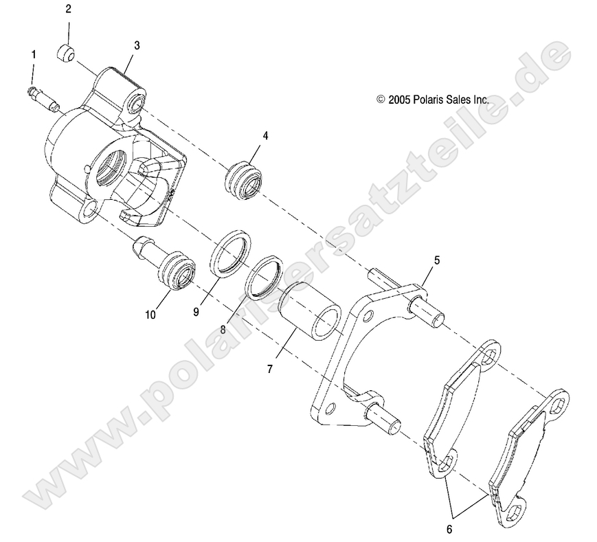 BRAKES, REAR CALIPER BRAKES, REAR CALIPER