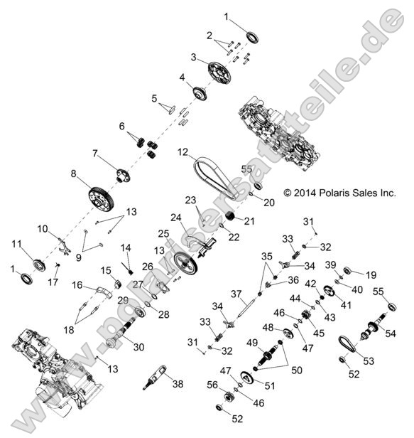 Drive Train, Main Gearcase Internal