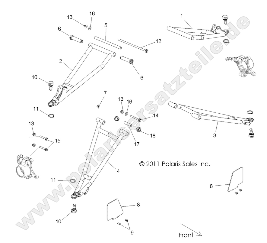 SUSPENSION, FRONT CONTROL ARMS SUSPENSION, FRONT CONTROL ARMS