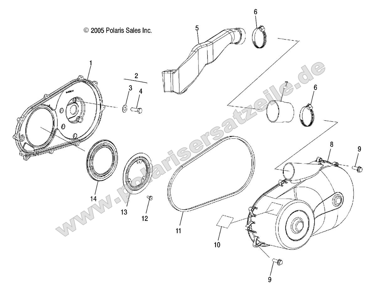 Drive Train, Clutch Cover Drive Train, Clutch Cover