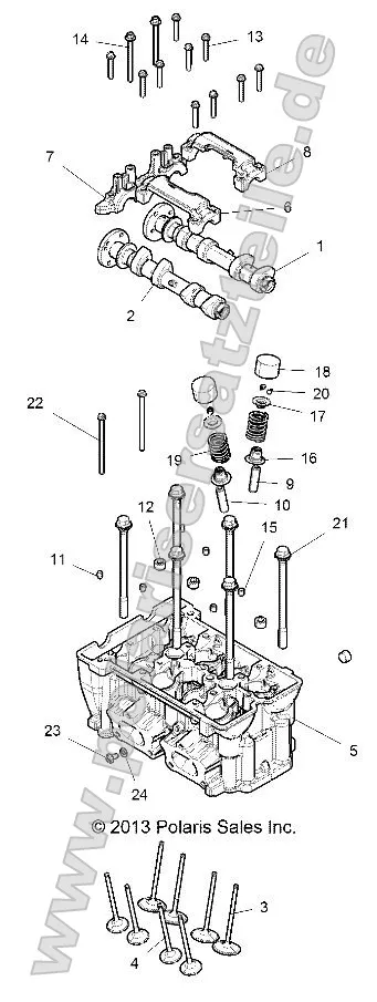 Engine, Cylinder Head and Valves