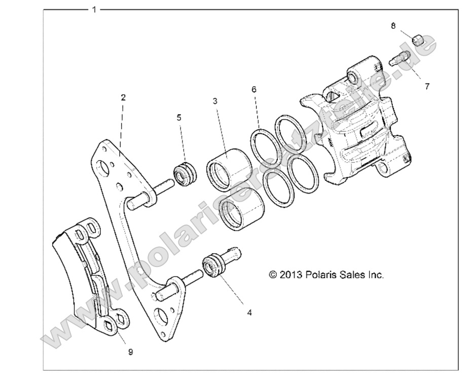 BRAKES, FRONT CALIPER BRAKES, FRONT CALIPER