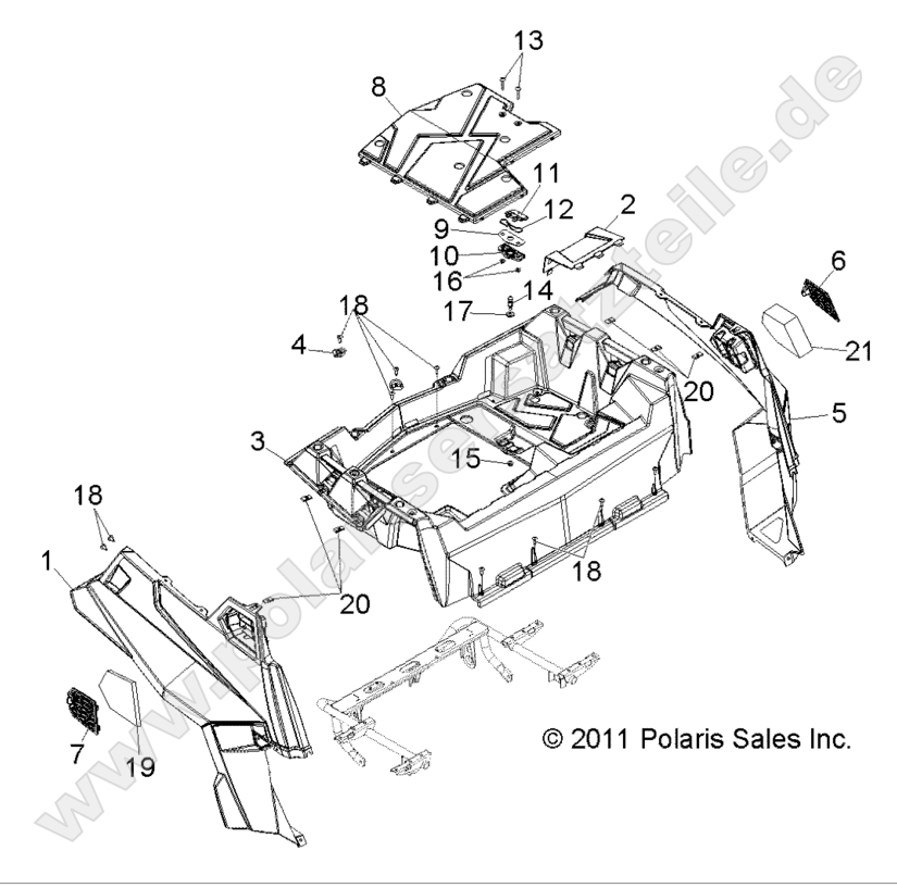 BODY, REAR RACK and FENDERS BODY, REAR RACK and FENDERS