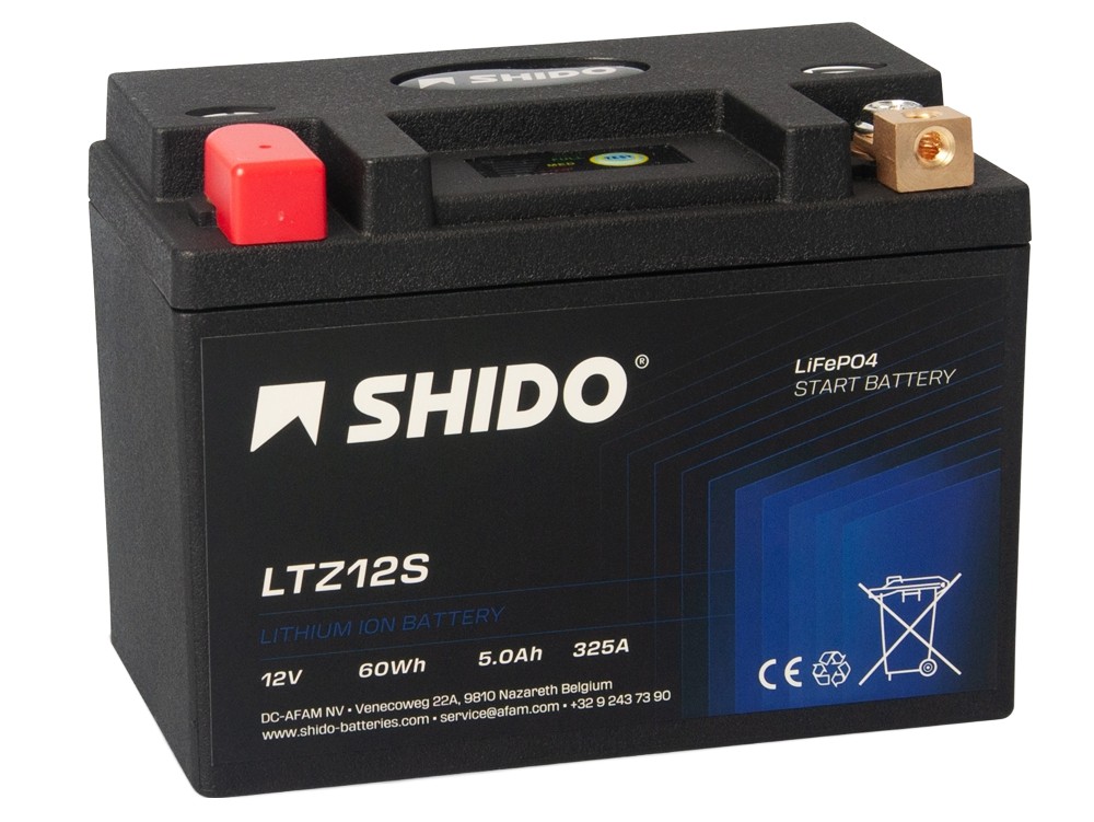 Shido LTZ12S Lithium Ionen Batterie 12V LiFePO4 (YTZ12S NTZ12S BTZ12S) Shido LTZ12S Lithium Ionen Batterie 12V LiFePO4 (YTZ12S NTZ12S BTZ12S)