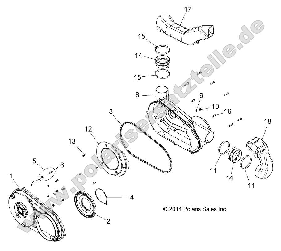 Body, Clutch Cover
