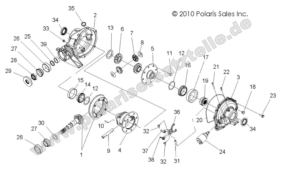 Drive Train, Rear Gearcase