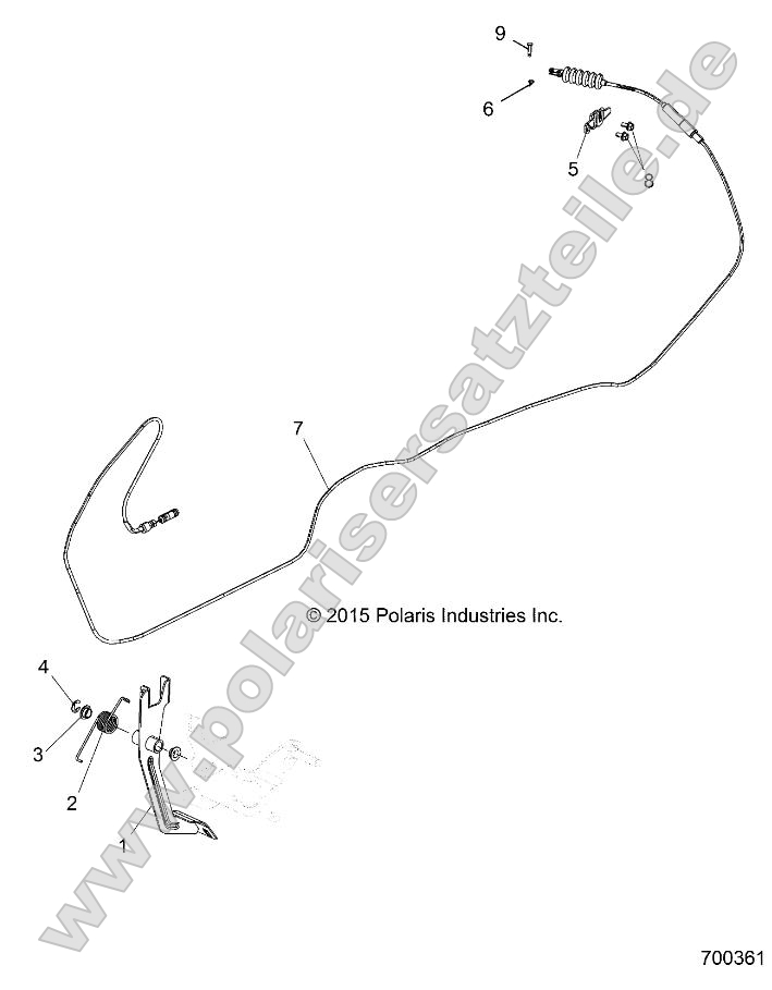 Engine, Throttle Pedal/Cable Engine, Throttle Pedal/Cable