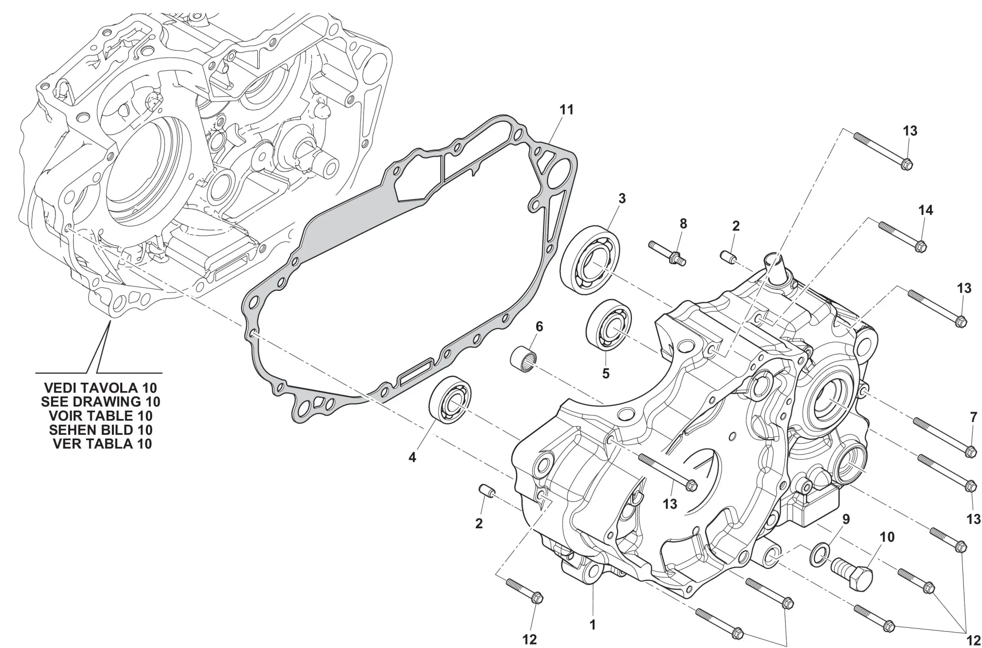Motorgehäuse Motorgehäuse