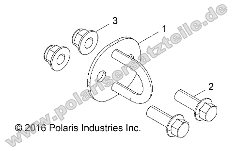 Chassis, Tow Hook Chassis, Tow Hook