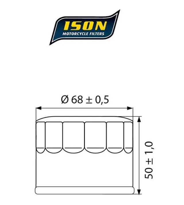 ISON Ölfilter 147 Kymco - Yamaha