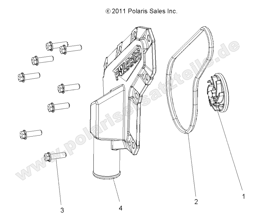 ENGINE, WATERPUMP IMPELLER and COVER ENGINE, WATERPUMP IMPELLER and COVER