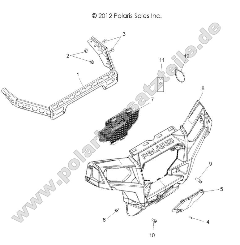 BODY, FRONT BUMPER BODY, FRONT BUMPER