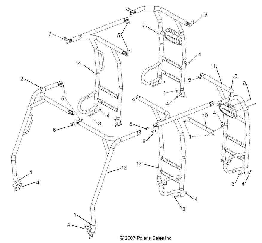CHASSIS, CAB FRAME